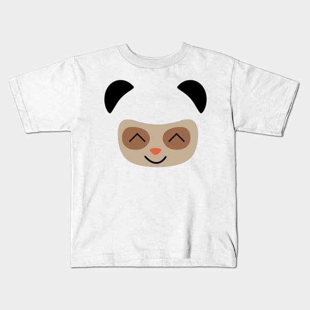 Panda-mo Kids T-Shirt by zoddie